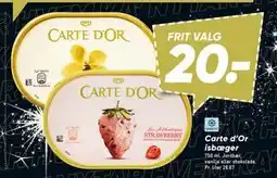 Bilka Carte d’Or isbæger tilbud
