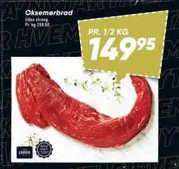 Bilka Oksemørbrad tilbud