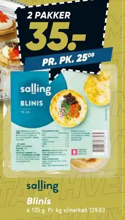 Bilka Blinis tilbud