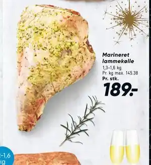 Marineret lammekølle