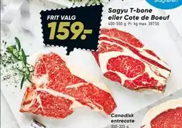 Bilka Sagyu T-bone eller Cote de Boeuf tilbud
