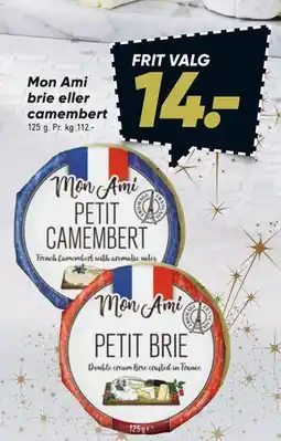 Bilka Mon Ami brie eller camembert tilbud