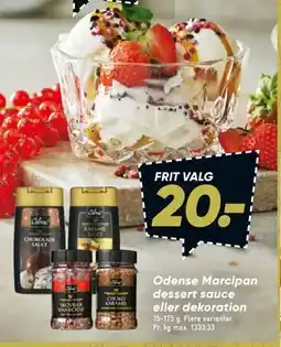 Bilka Odense Marcipan dessert sauce eller dekoration tilbud