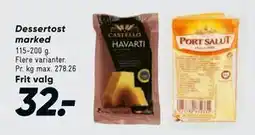 Bilka Dessertost marked tilbud