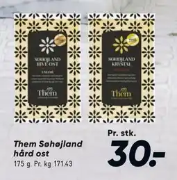 Bilka Them Søhøjland hård ost tilbud