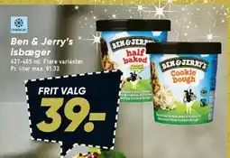 Bilka Ben & Jerry’s isbæger tilbud