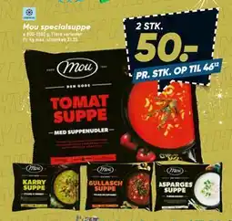 Bilka Mou specialsuppe tilbud