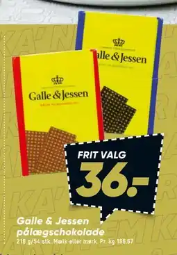 Bilka Galle & Jessen pålægs tilbud