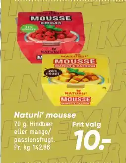 Bilka Naturli’ mousse tilbud
