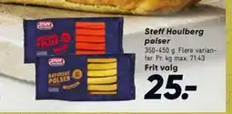 Bilka Steff Houlberg pølser tilbud