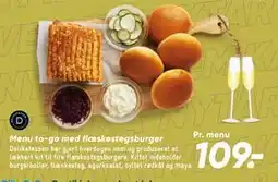 Bilka Menu to-go med flæskestegsburger tilbud