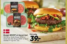 Bilka Burger BOOST af dansk kød tilbud