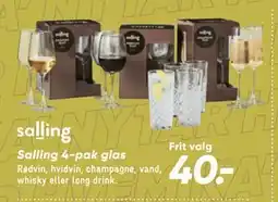 Bilka Salling 4-pak glas tilbud