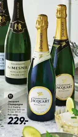Bilka Jacquart Champagne tilbud
