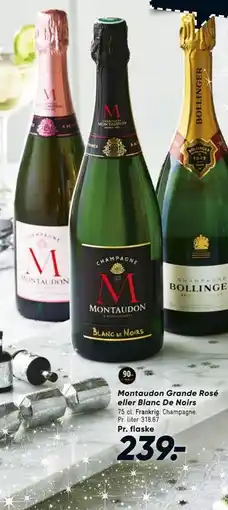 Bilka Montaudon Grande Rosé eller Blanc De Noirs tilbud