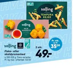 Bilka Fiske- eller skaldyrsmarked tilbud