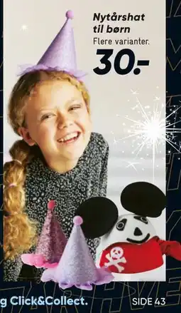 Bilka Nytårshat til børn tilbud