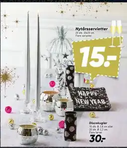 Bilka Nytårsservietter tilbud