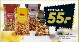 Bilka KiMs nødder tilbud