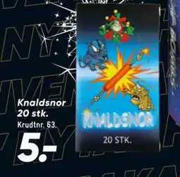 Bilka Knaldsnor 20 stk tilbud
