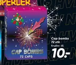 Bilka Cap bombs 72 stk tilbud