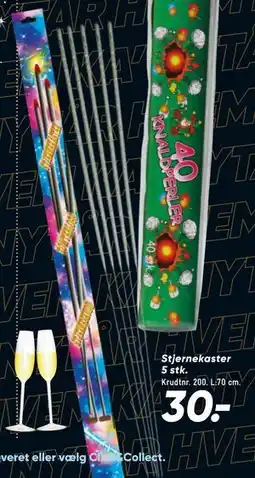 Bilka Stjernekaster 5 stk tilbud