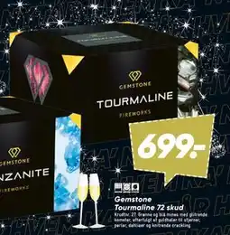 Bilka Gemstone Tourmaline 72 skud tilbud