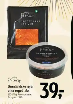 Føtex Grønlandske rejer eller røget laks tilbud