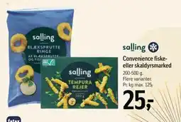 Føtex Convenience fiske- eller skaldyrsmarked tilbud