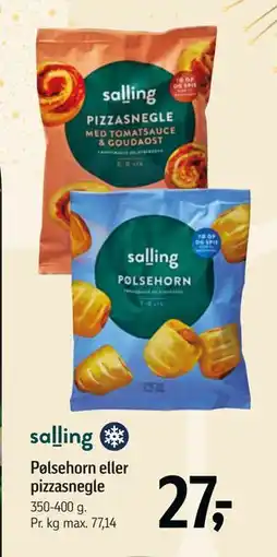 Føtex Pølsehorn eller pizzasnegle tilbud