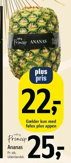 Føtex Ananas tilbud