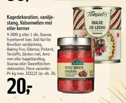 Føtex Kagedekoration, vaniljestang, Valsemøllen mel eller kerner tilbud