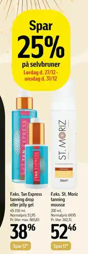 Føtex Spar 25% på selvbruner tilbud