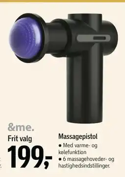 Føtex Massagepistol tilbud
