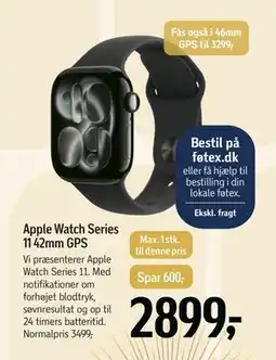 Føtex Apple Watch Series 11 42mm GPS tilbud