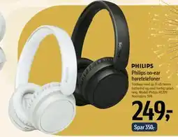 Føtex Philips on-ear høretelefoner tilbud