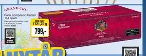 Paris compound batteri 144 skud