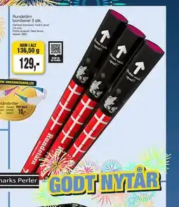 Harald Nyborg Rundetårn bomberør 3 stk tilbud