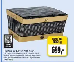 Harald Nyborg Romanum batteri 104 skud tilbud