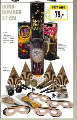 Harald Nyborg BORDBOMBER 27 CM tilbud