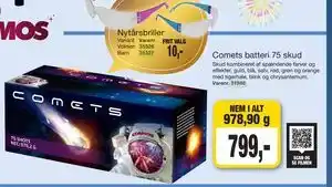 Comets batteri 75 skud