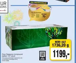 Harald Nyborg Four Seasons compound batteri 127 skud tilbud