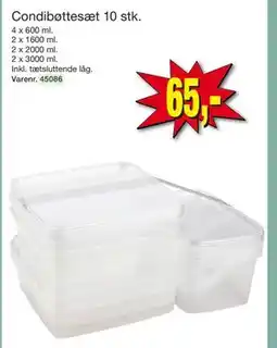 Harald Nyborg Condibøttesæt 10 stk tilbud