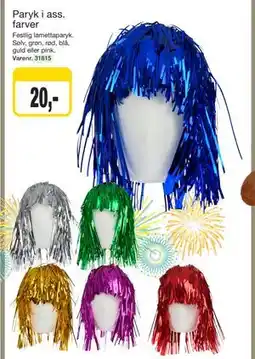 Harald Nyborg Paryk i ass. farver tilbud