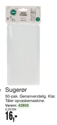 Harald Nyborg Sugerør tilbud