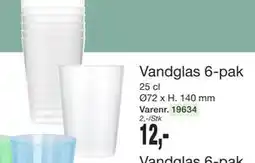 Harald Nyborg Vandglas 6-pak tilbud