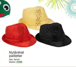 Harald Nyborg Nytårshat pailletter tilbud
