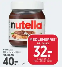 MENY NUTELLA tilbud