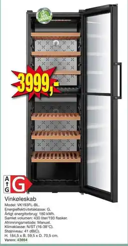 Harald Nyborg Vinkøleskab tilbud