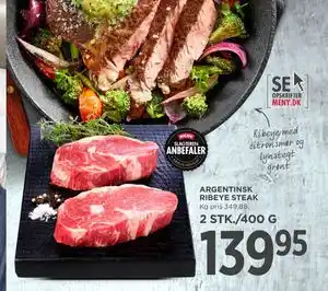 MENY ARGENTINSK RIBEYE STEAK tilbud